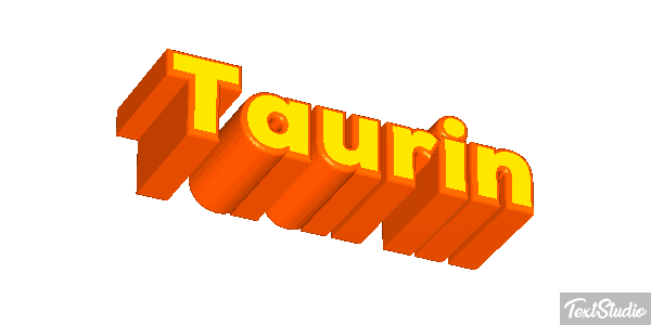 Taurin Текстовый эффект