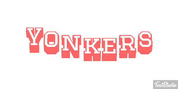 Yonkers Efecto de texto