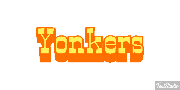 Yonkers Efecto de texto