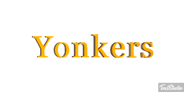Yonkers Efecto de texto