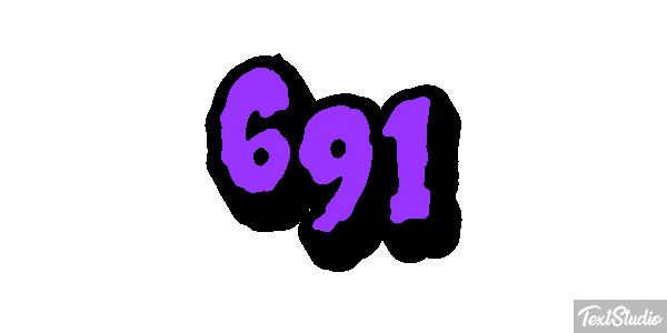 691 Text effect