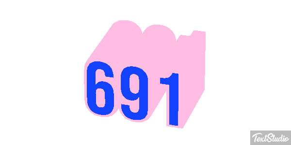 691 Text effect