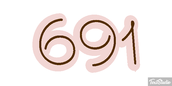 691 Text effect