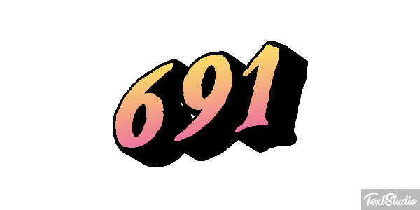 691 Text effect