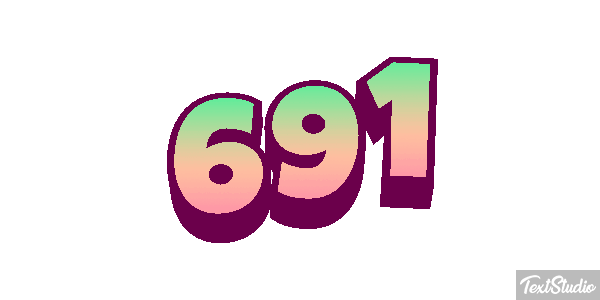 691 Text effect