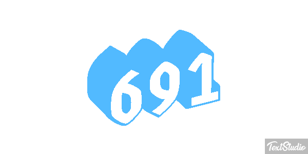 691 Text effect