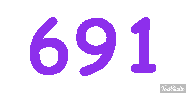 691 Text effect