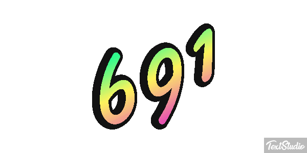 691 Text effect