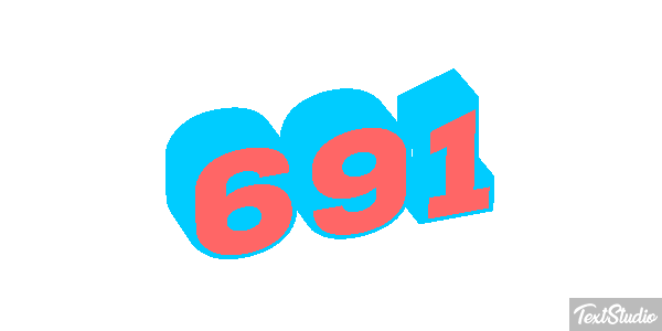 691 Text effect