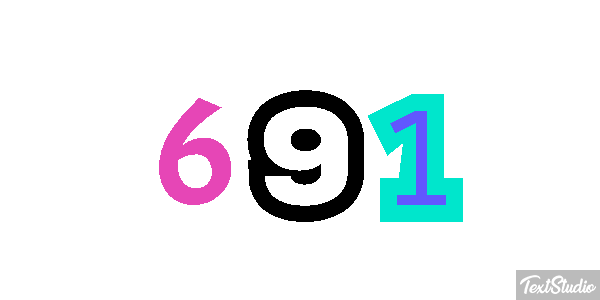 691 Text effect
