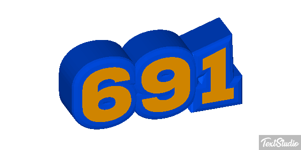 691 Text effect