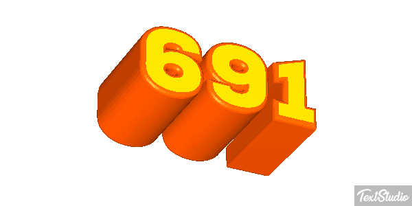 691 Text effect