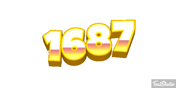 1687 Text effect