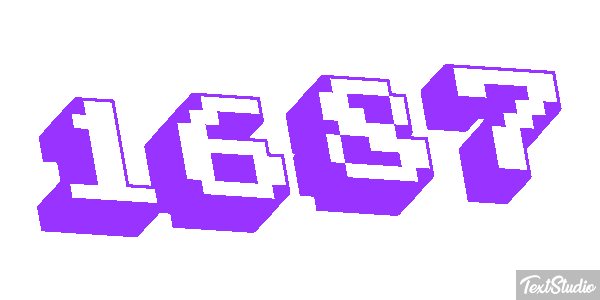 1687 Text effect