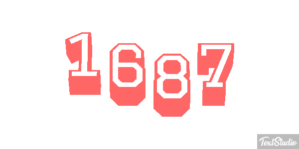 1687 Text effect