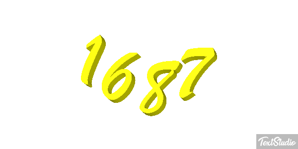 1687 Text effect