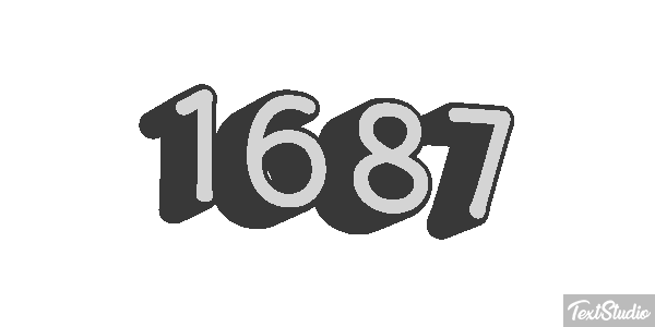 1687 Text effect