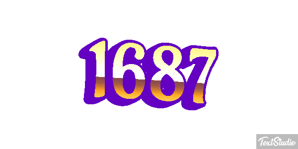 1687 Text effect