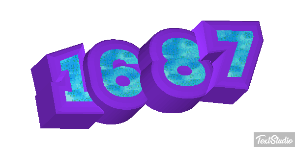 1687 Text effect