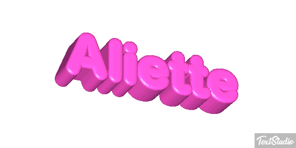 Aliette Texteffekt