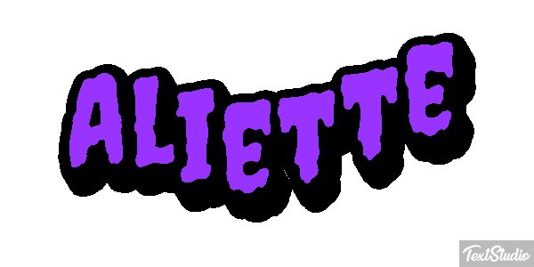 Aliette Texteffekt