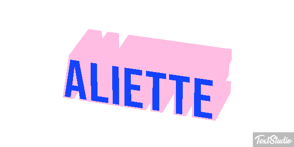 Aliette Texteffekt