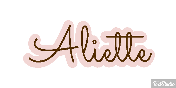 Aliette Texteffekt