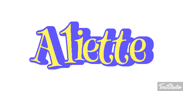 Aliette Texteffekt