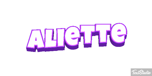 Aliette Texteffekt