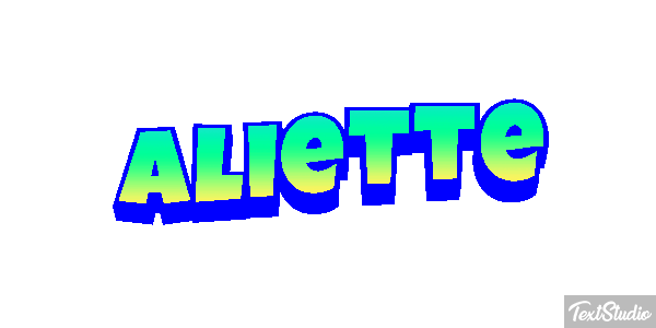 Aliette Texteffekt