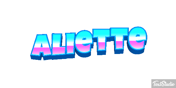 Aliette Texteffekt
