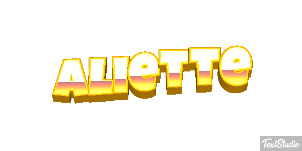 Aliette Texteffekt