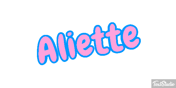 Aliette Texteffekt