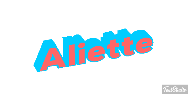 Aliette Texteffekt
