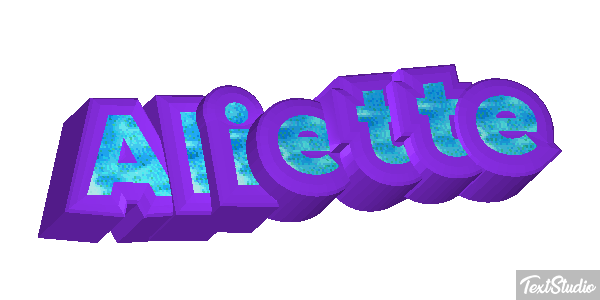 Aliette Texteffekt