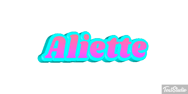 Aliette Texteffekt