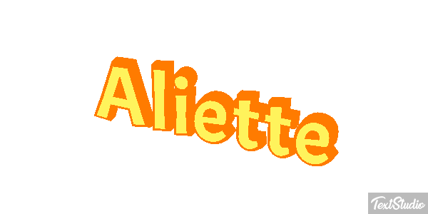 Aliette Texteffekt