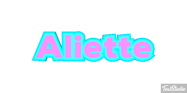 Aliette Texteffekt
