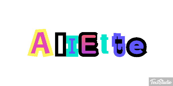 Aliette Texteffekt