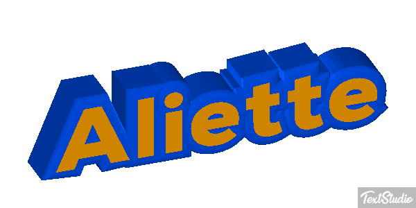Aliette Texteffekt