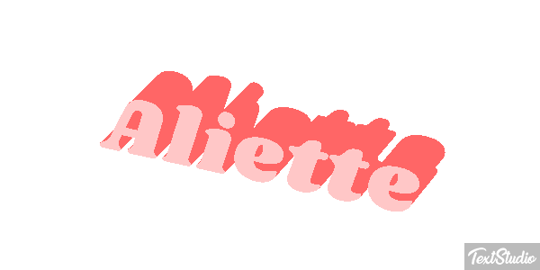 Aliette Texteffekt