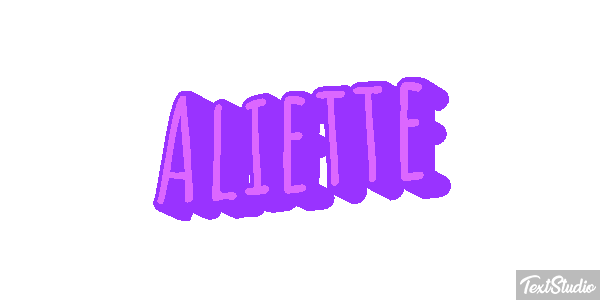 Aliette Texteffekt