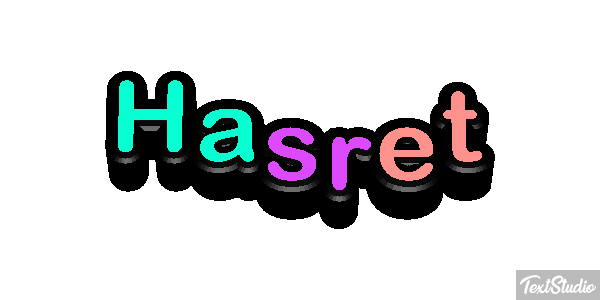 Hasret Efekt tekstowy