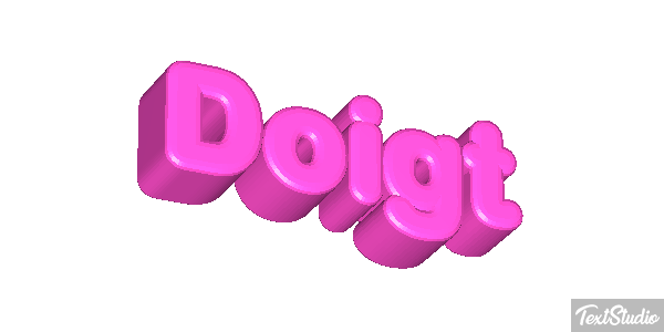Doigt Effet de texte