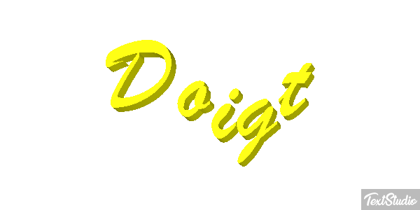 Doigt Effet de texte
