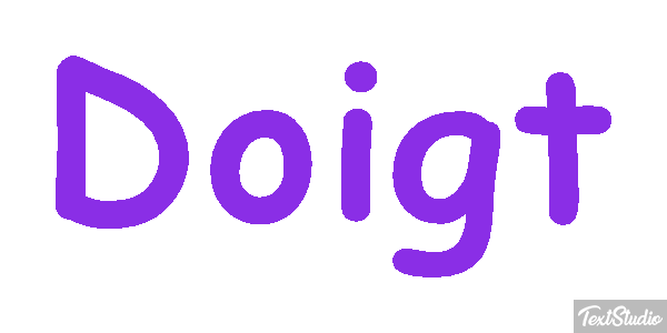 Doigt Effet de texte