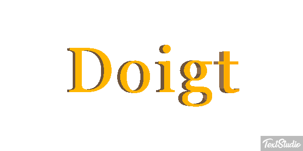 Doigt Effet de texte