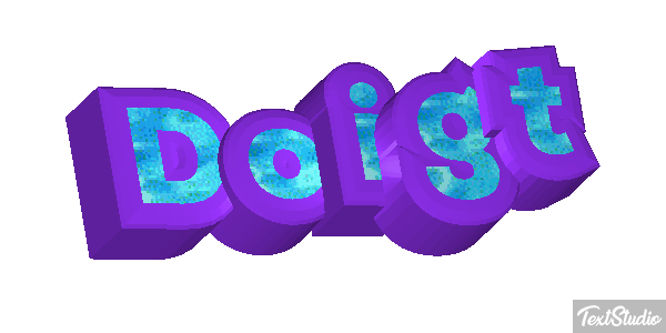 Doigt Effet de texte