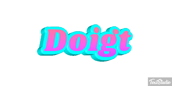 Doigt Effet de texte