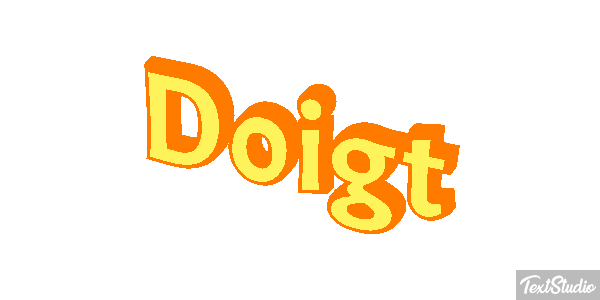 Doigt Effet de texte